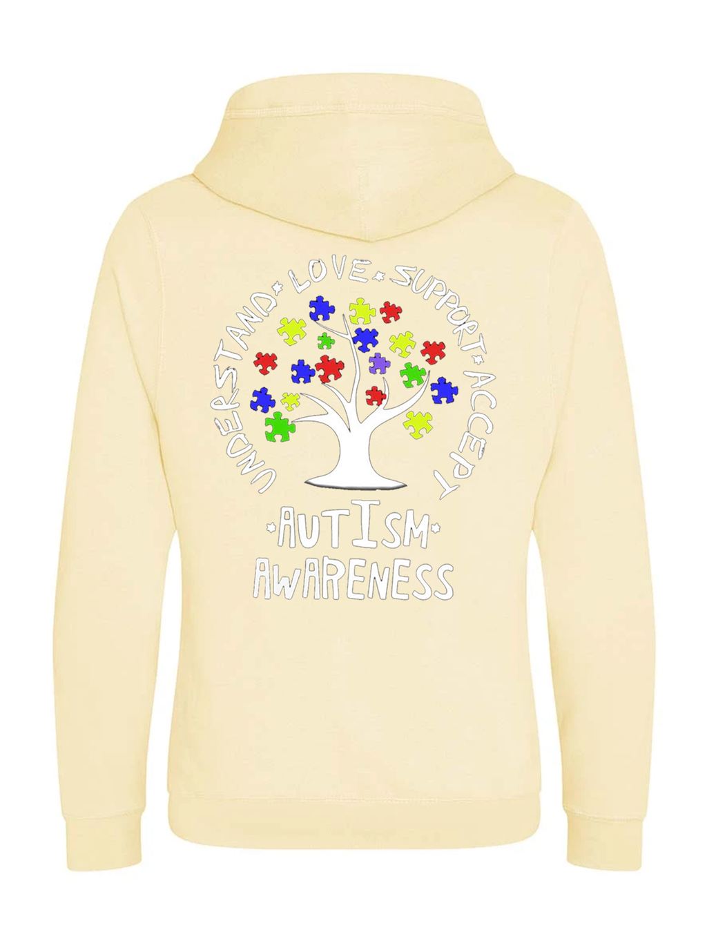 Autism Awareness Cross Neck Hoodie