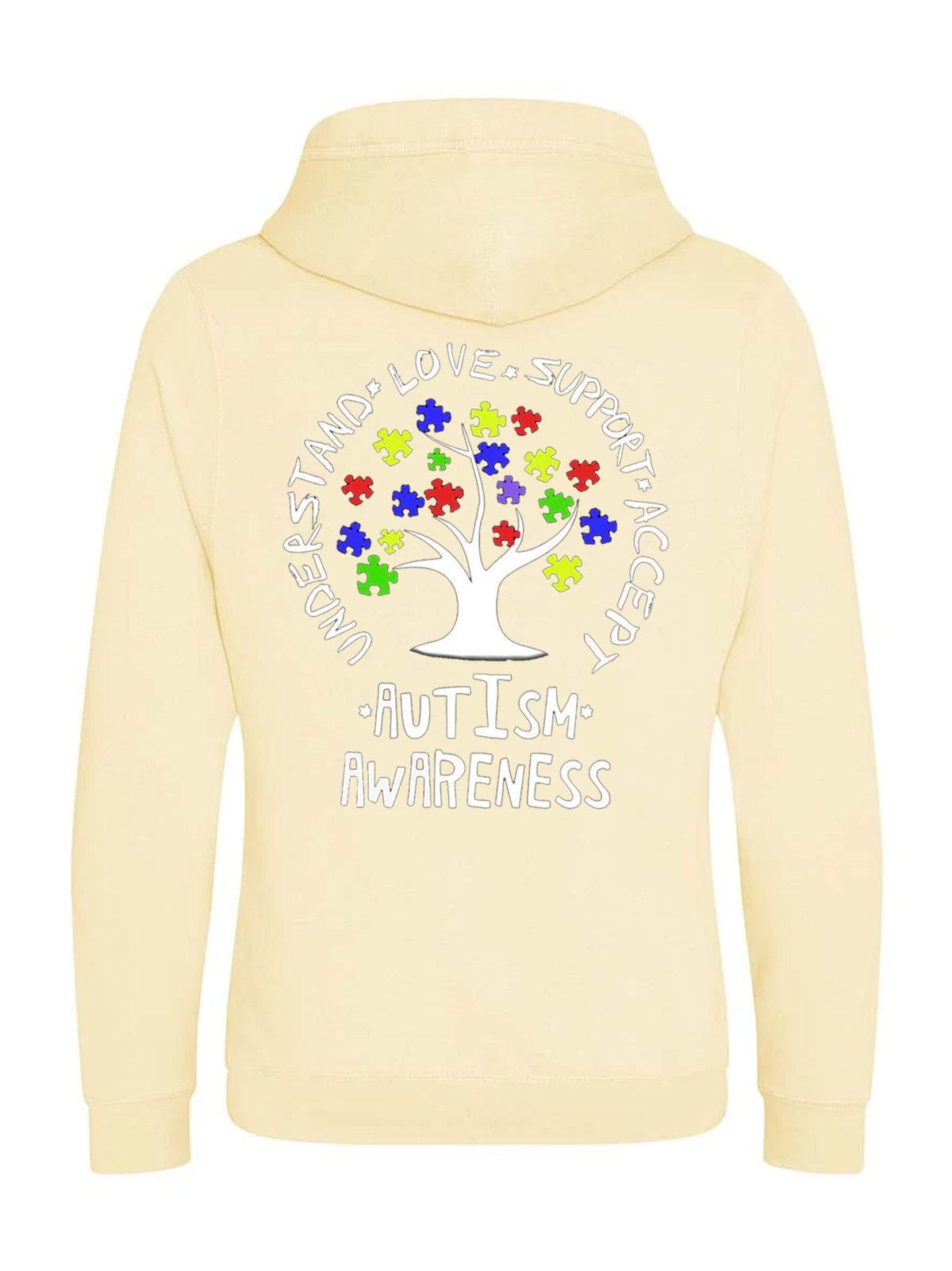 Autism Awareness Cross Neck Hoodie