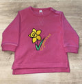 Girls 'Cymraes' Pink Embroidered Jumper image 0