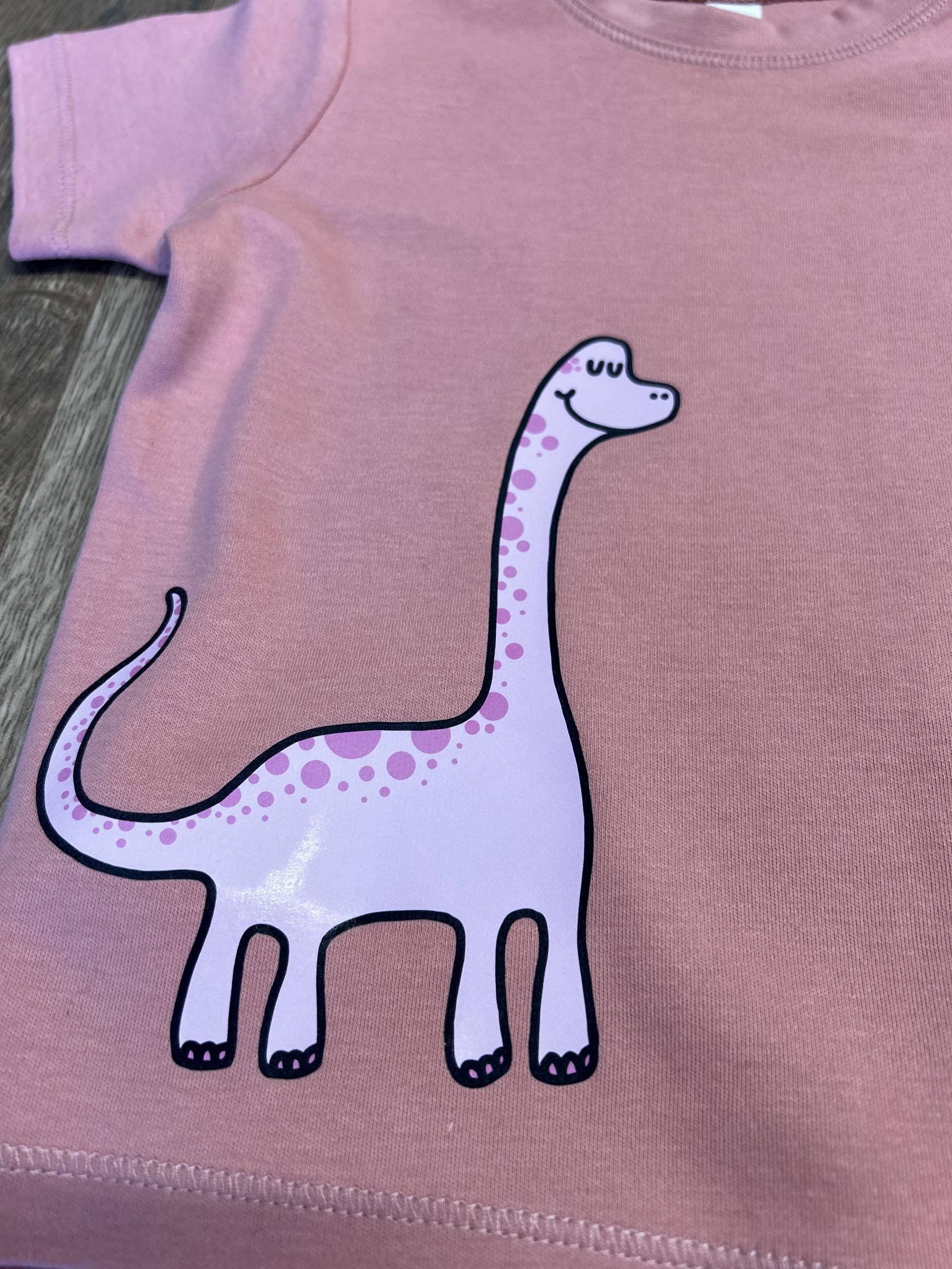 Pink Dino T-shirt image 1