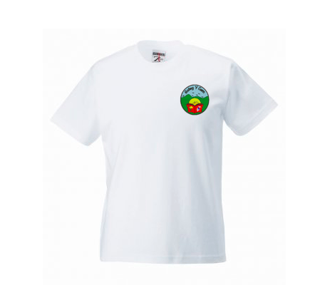 Golwg y Cwm White PE T-Shirt image 0