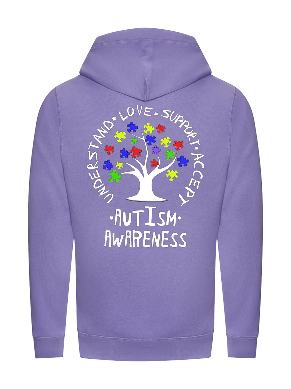 Autism Awareness Cross Neck Hoodie