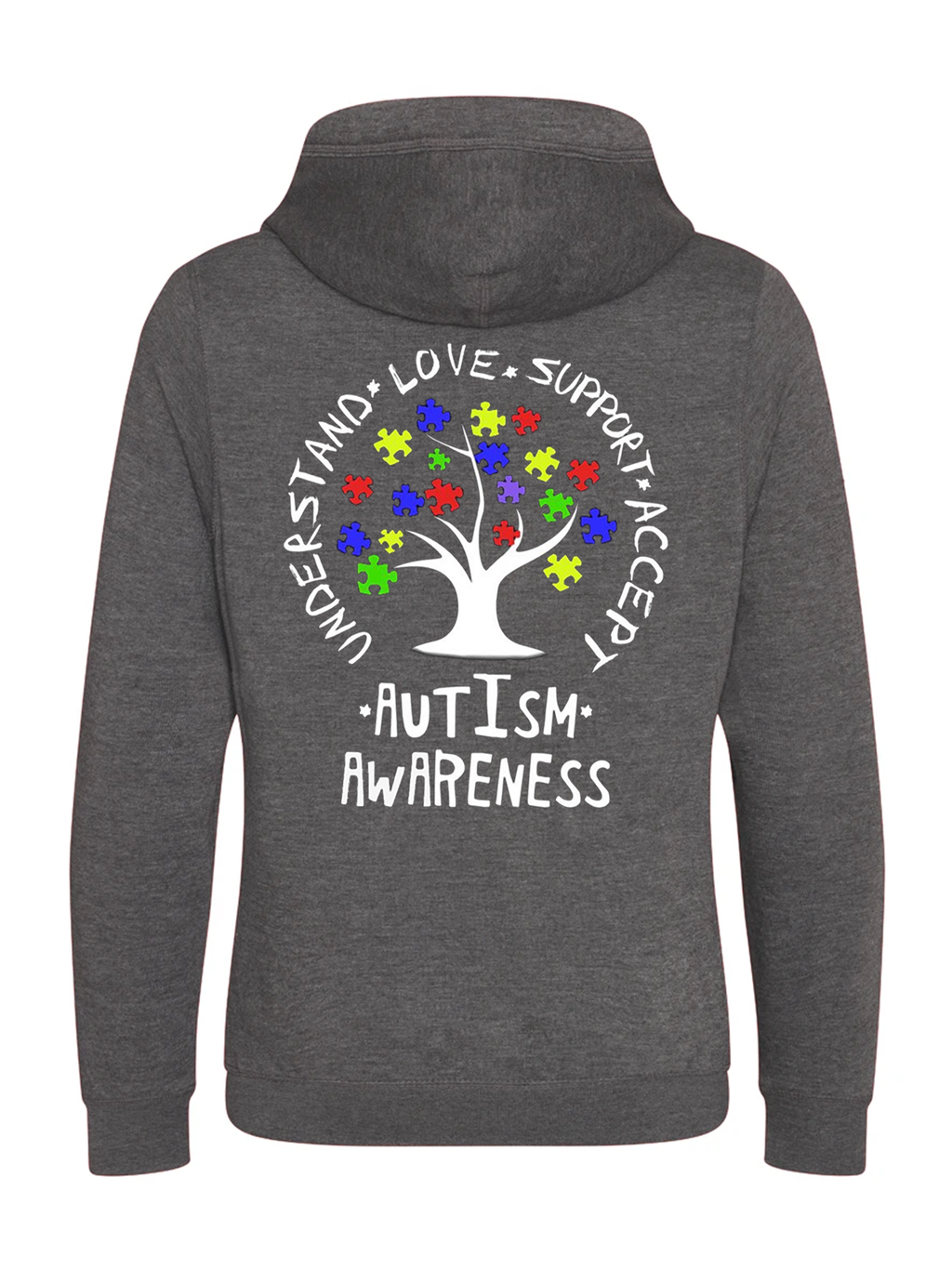 Autism Awareness Cross Neck Hoodie