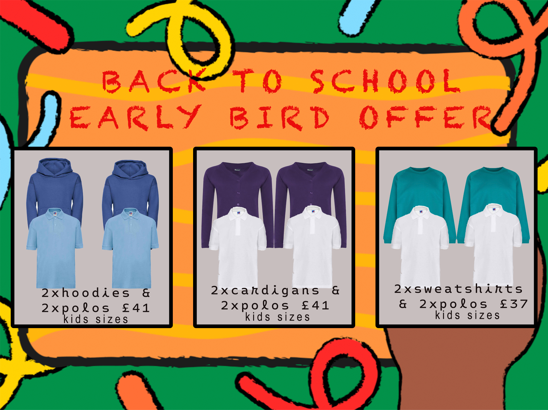 Early Bird School Uniform Offer image 0