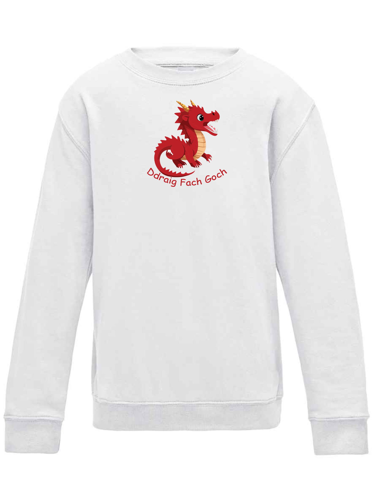 Embroidered Ddraig Fach Goch Jumper image 3