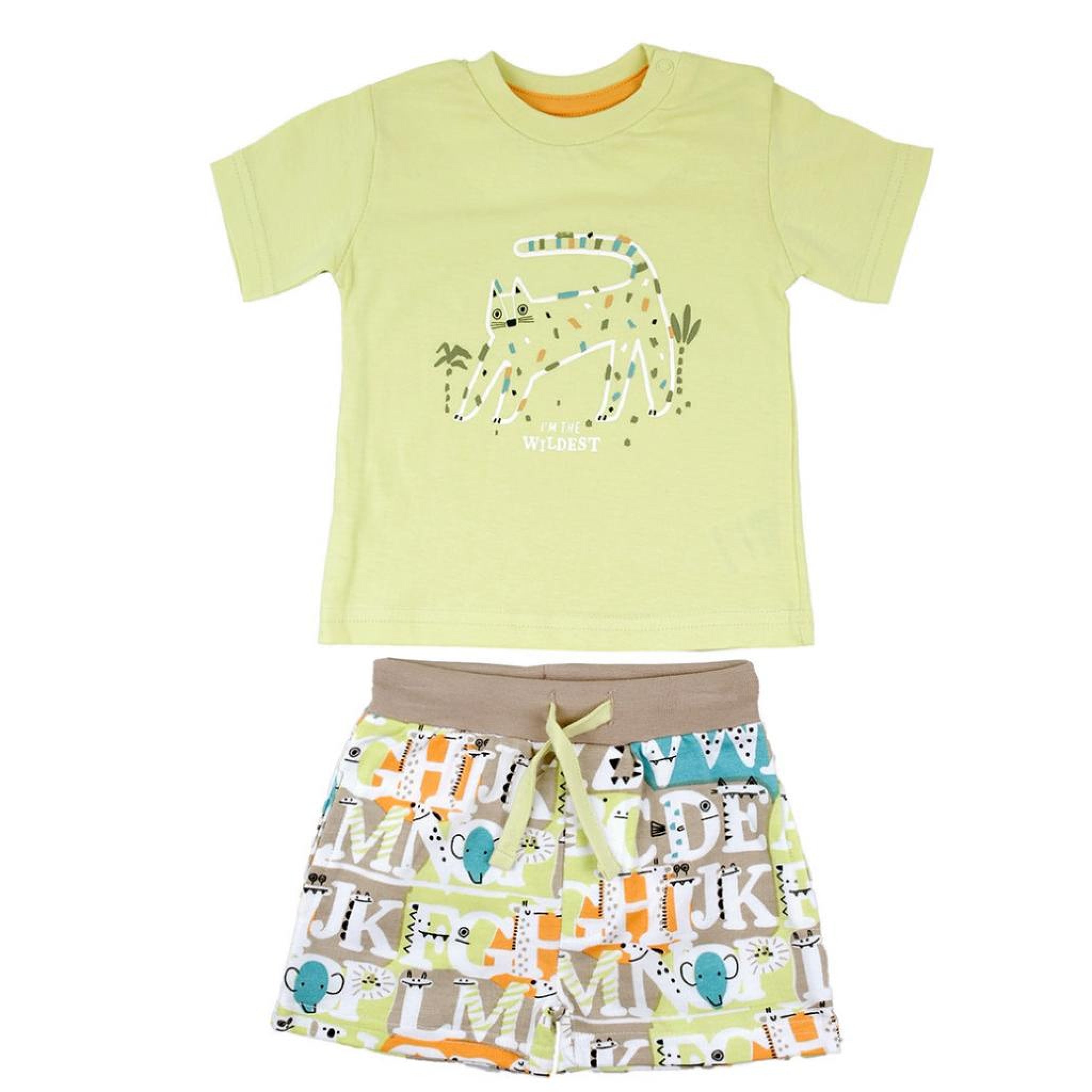 ABC Animals Shorts Set