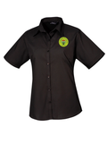 Cor Cariad Y Cwm Ladies Short Sleeve Poplin Blouse