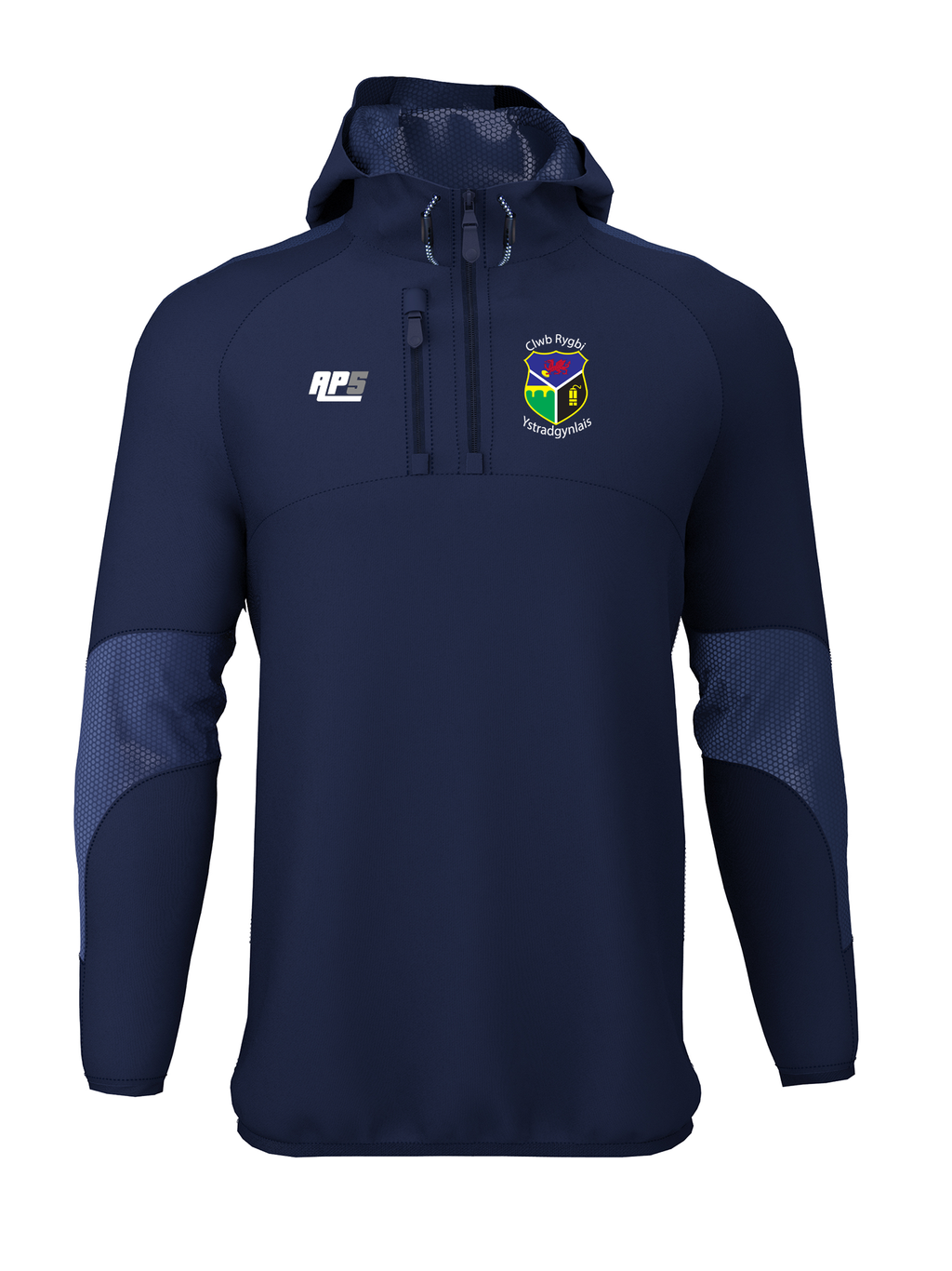 Ystradgynlais Rugby Club Edge Waterproof 1/4 zip Jacket