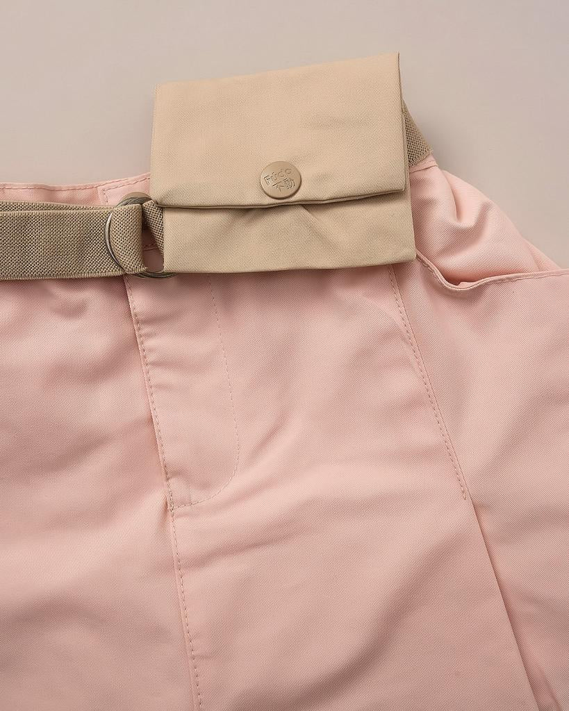 Skort & T-Shirt Set with Belt