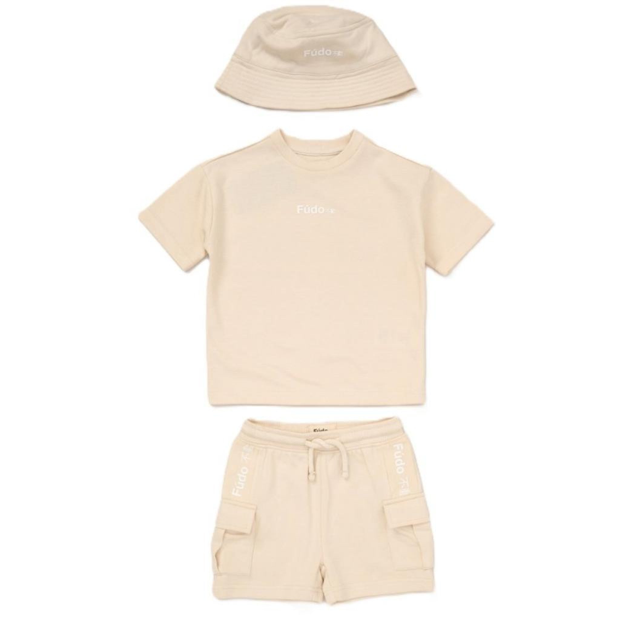 Palm tree Shorts and Top with Hat