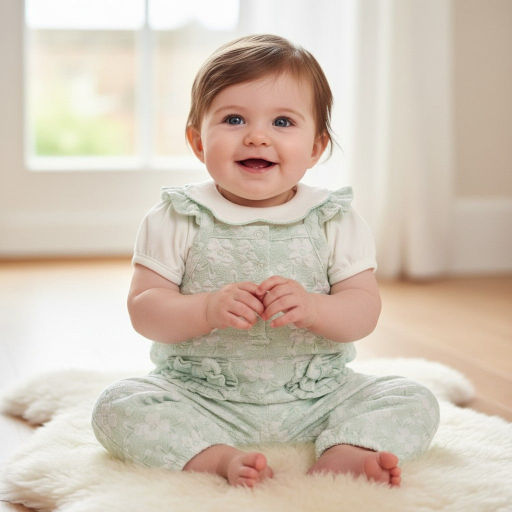 Jacquard Romper Set