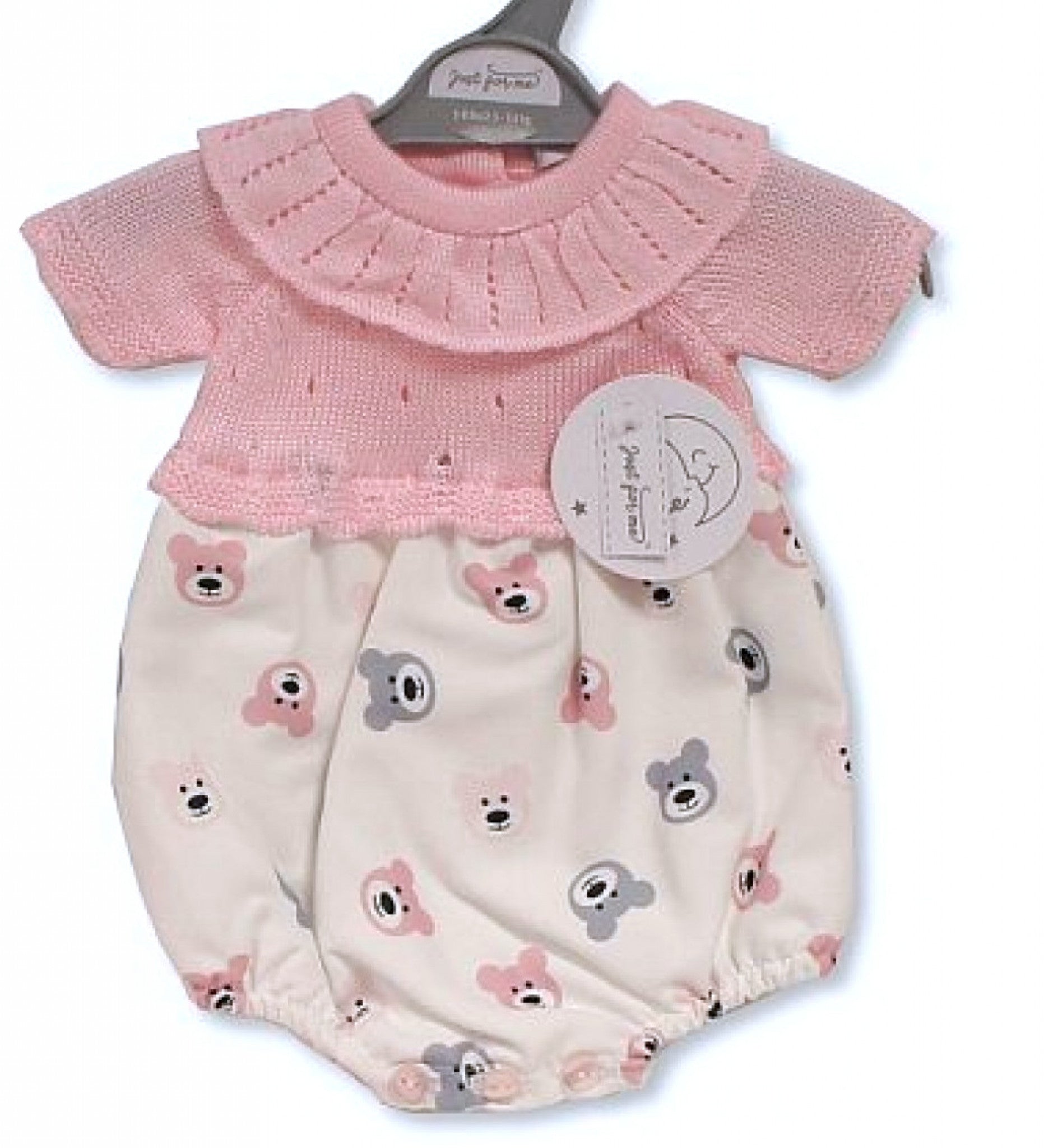 Teddy Knit Romper Premature Baby