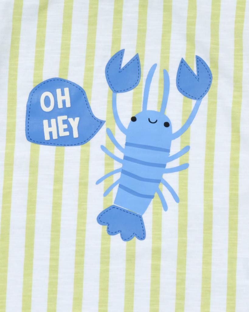 "Lobster" Shorts and Sunglasses Set