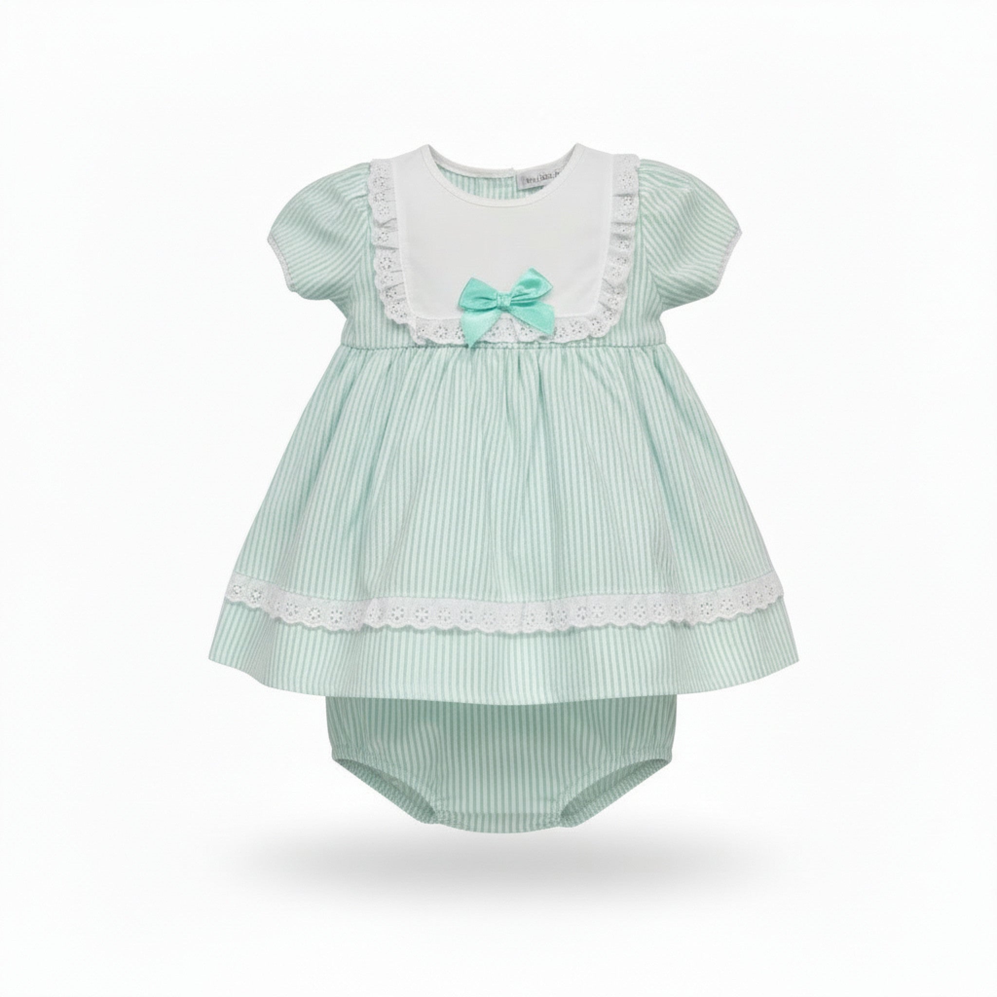 Bow and Lace Dress Set
