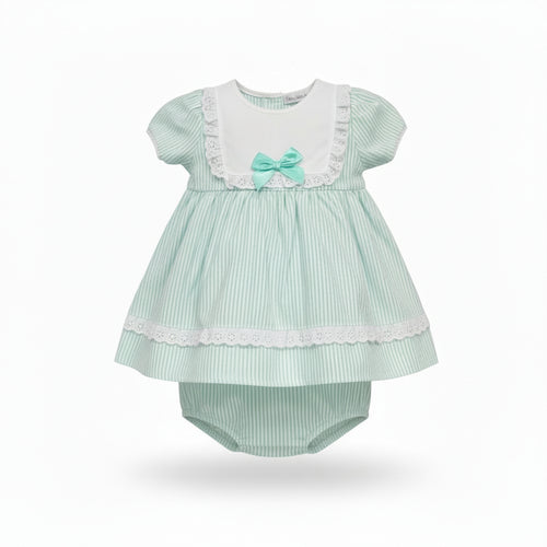 Bow and Lace Dress Set