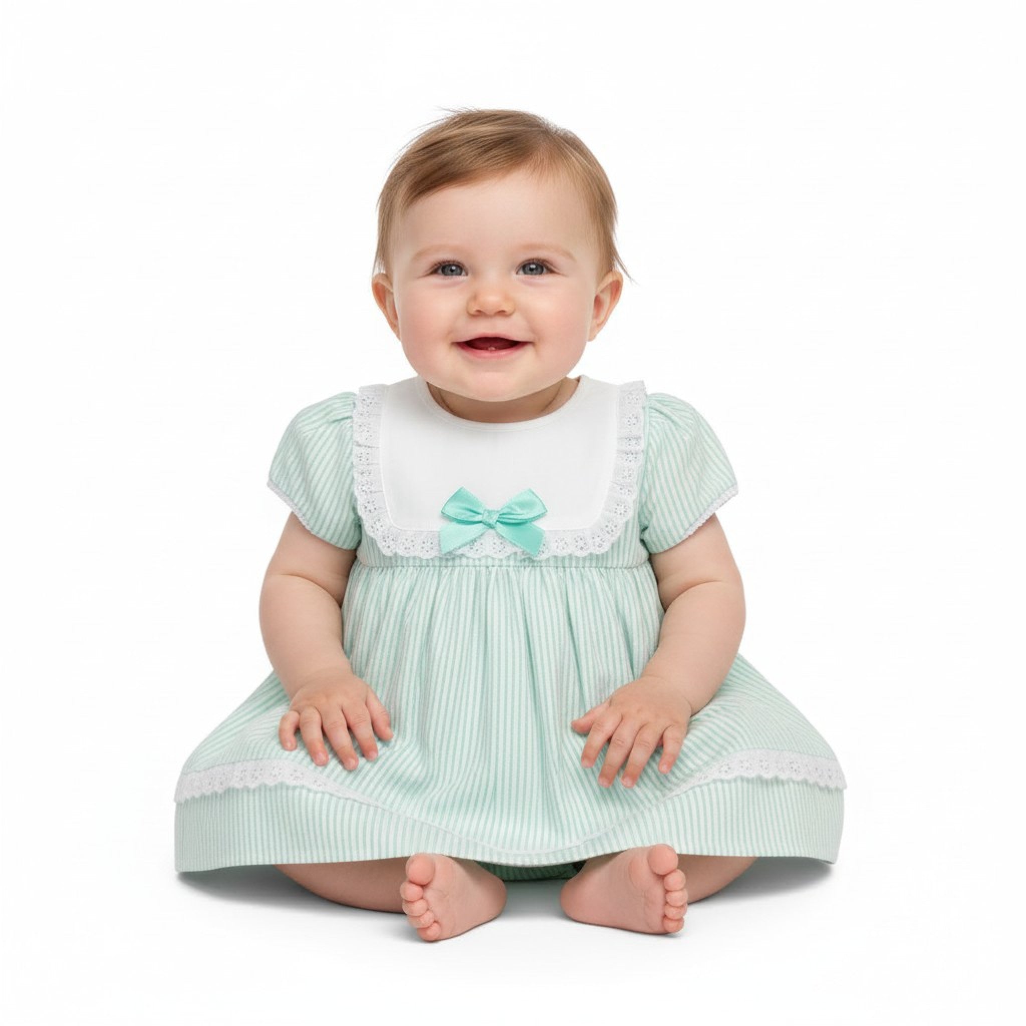 Bow and Lace Dress Set