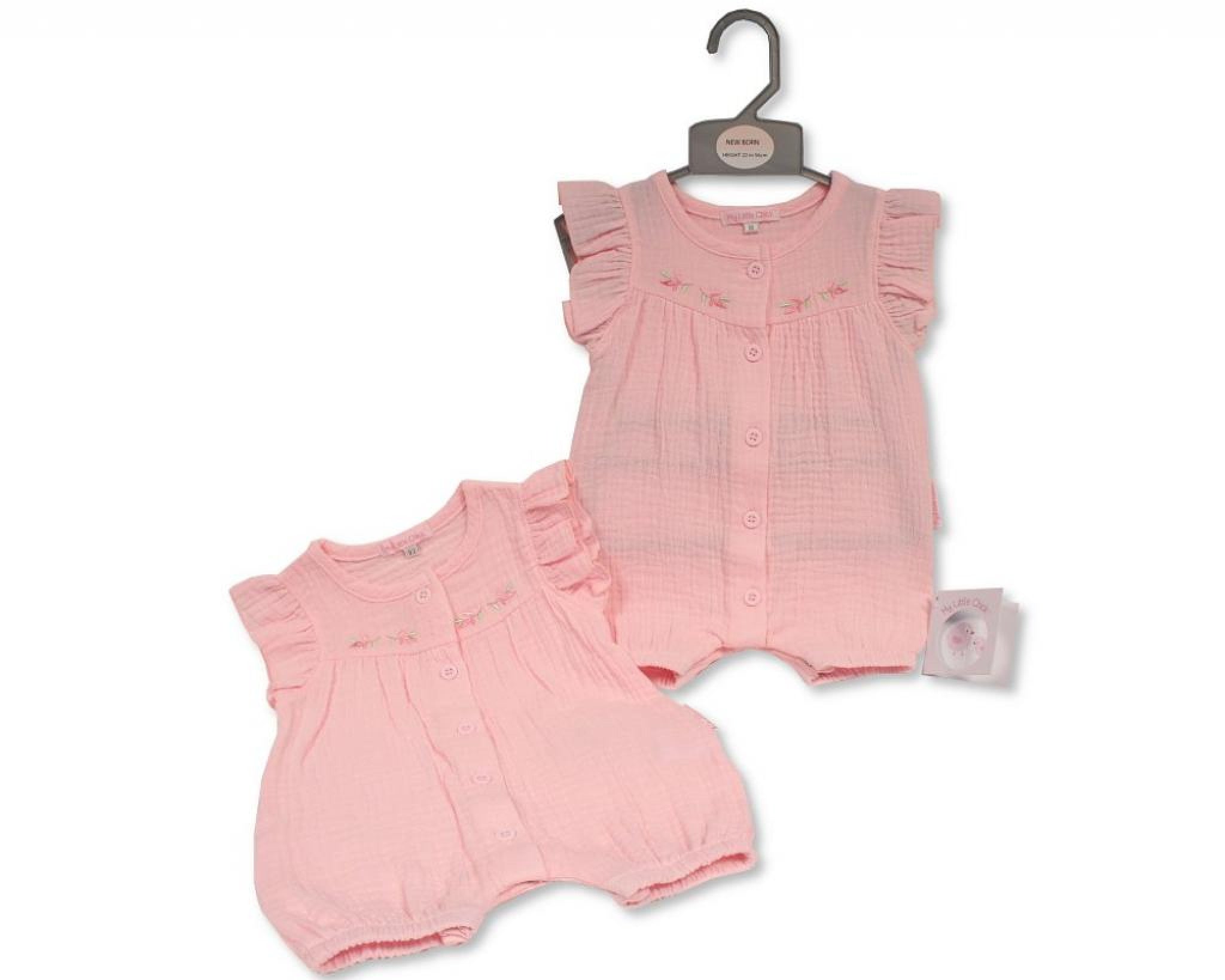 Flowers Muslin Romper
