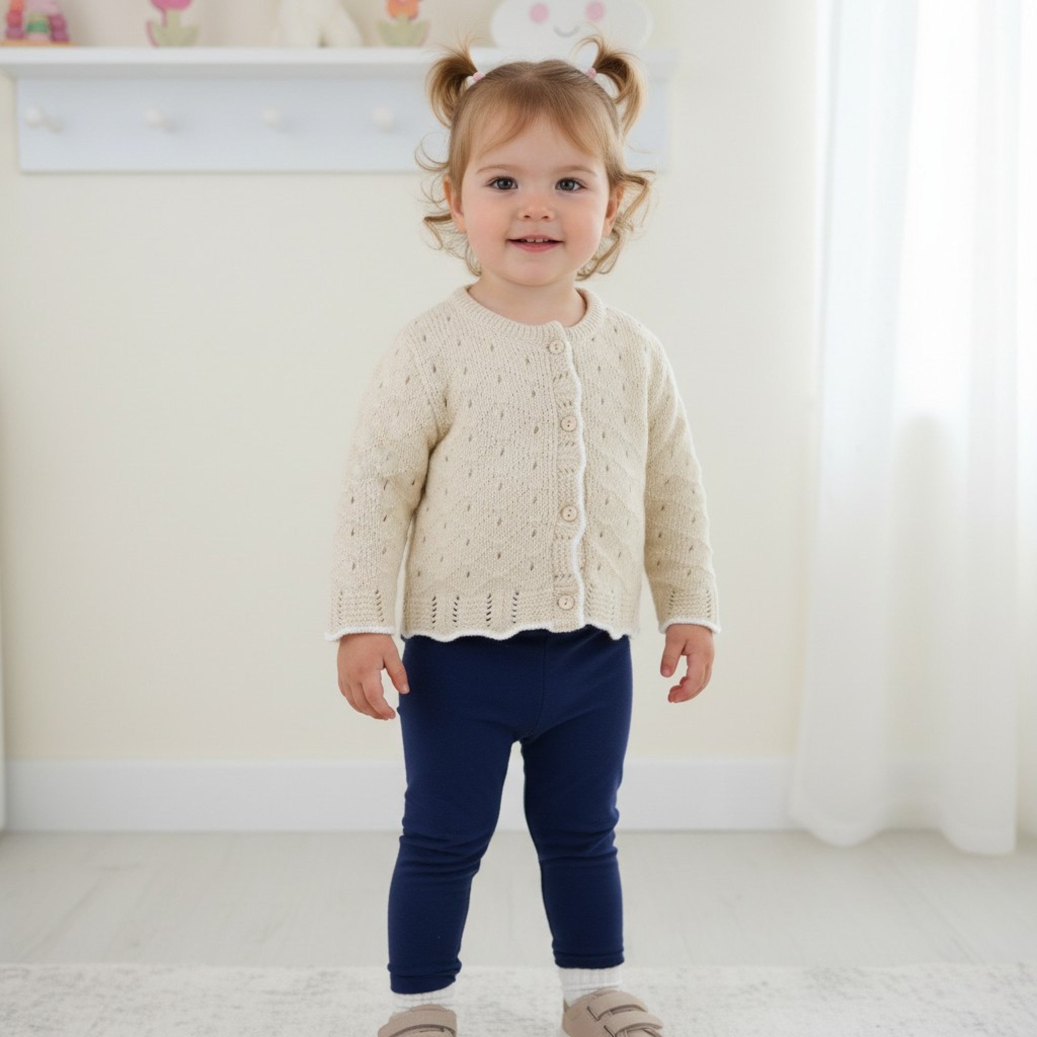 Avery Natural Cardigan