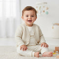 Natural Fletcher Cotton Cardigan