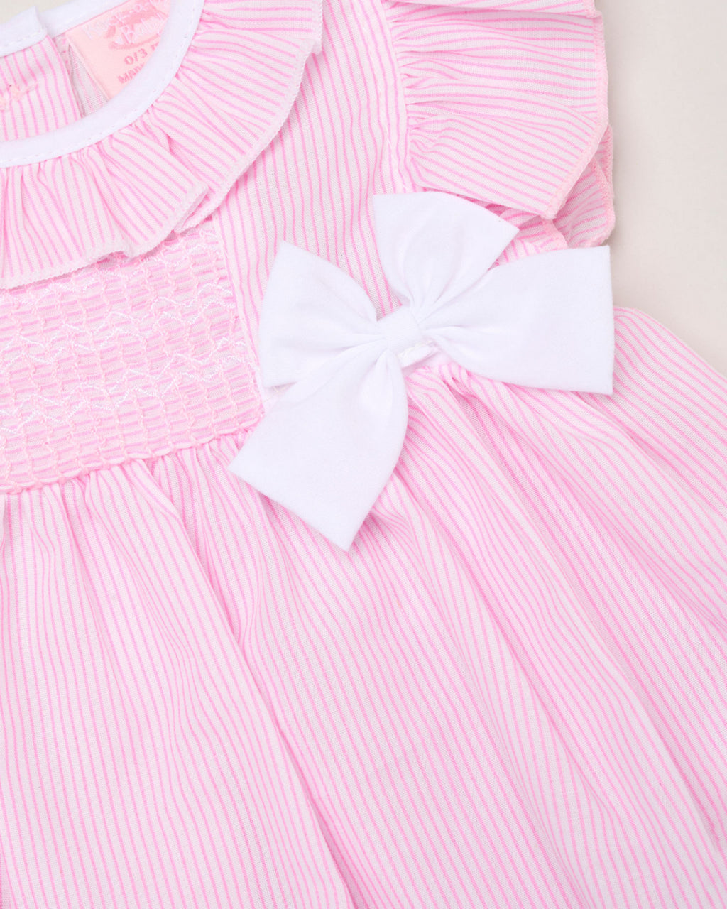 Striped Bow Dress Set