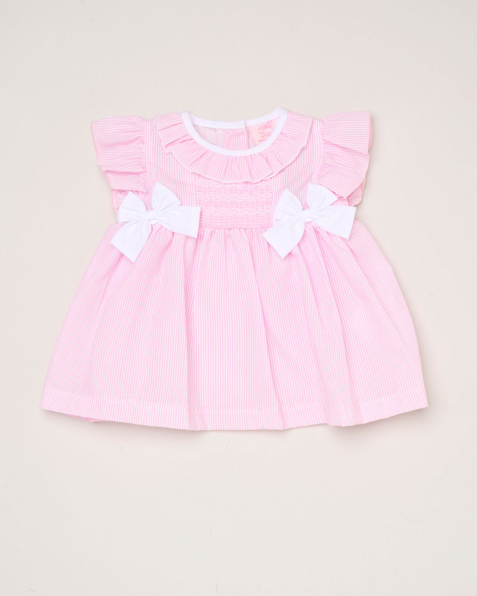 Striped Bow Dress Set