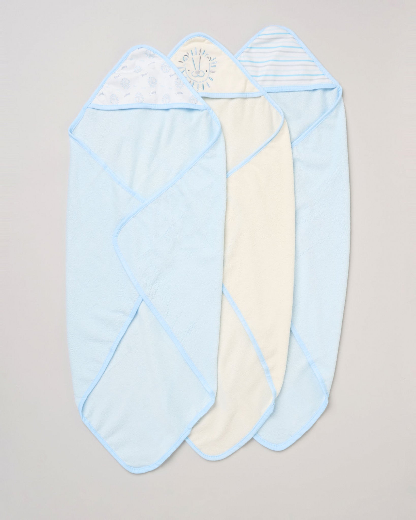 Hooded Towel and Wash Cloth Lion Gift Set