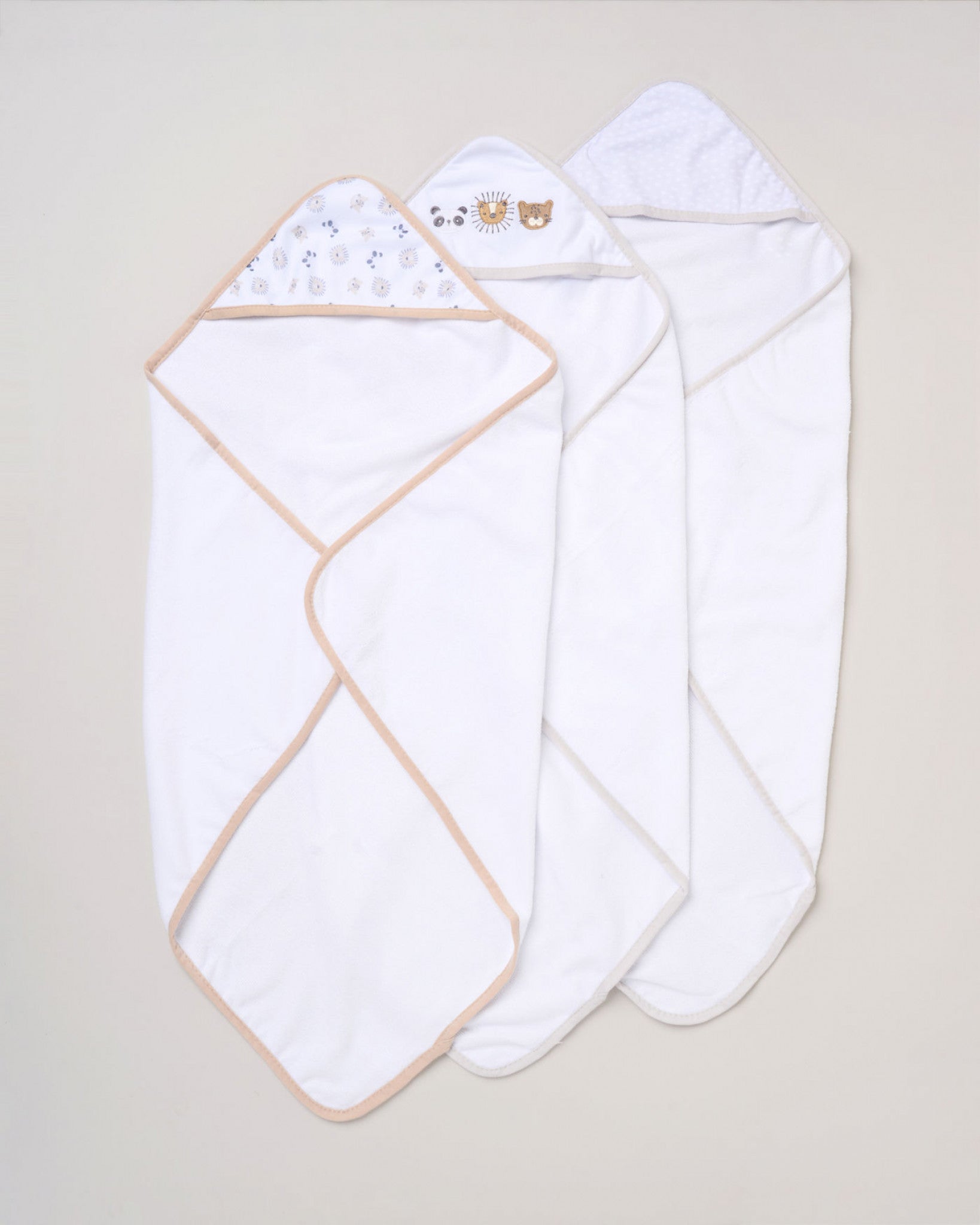 Hooded Towel and Wash Cloth Set "Animals"