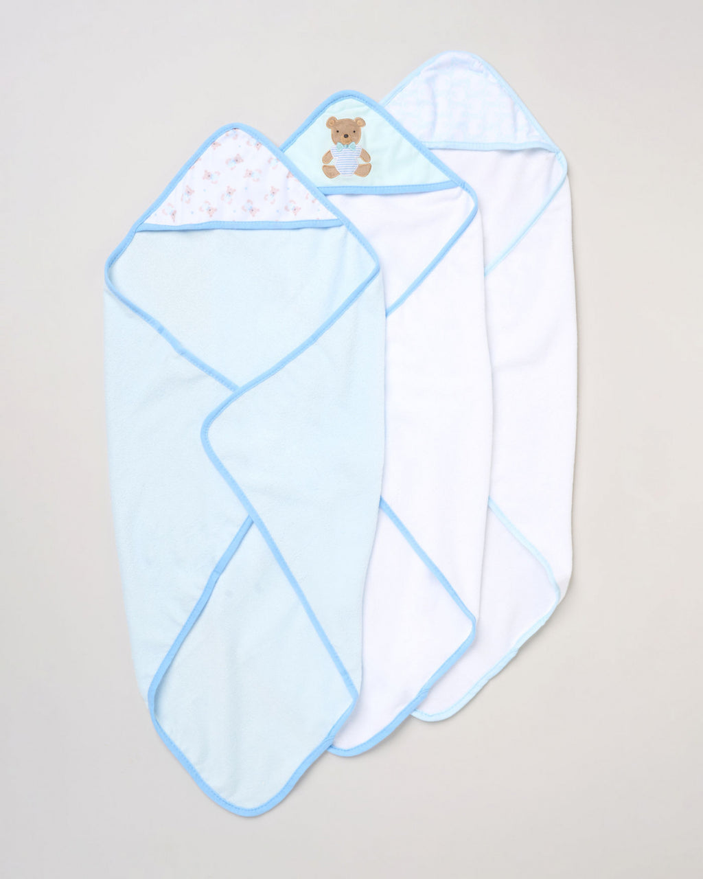 Hooded Towel and Wash Cloth Bear Set