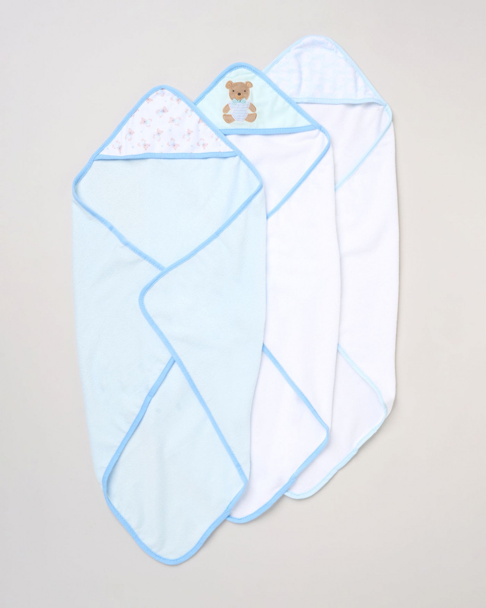 Hooded Towel and Wash Cloth Bear Set