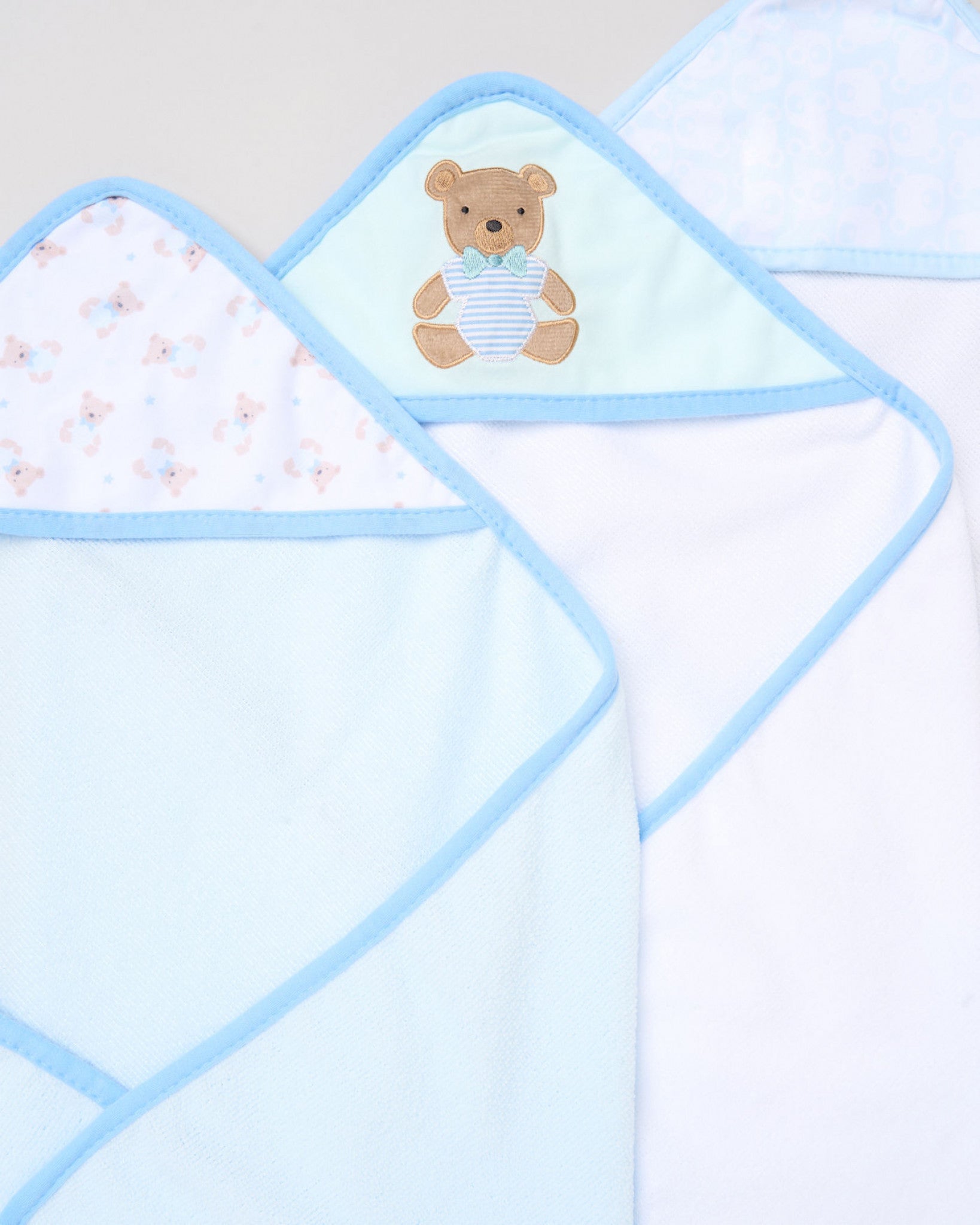 Hooded Towel and Wash Cloth Bear Set