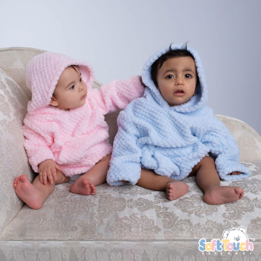 Batch Pink  or Blue Waffle Hoodies