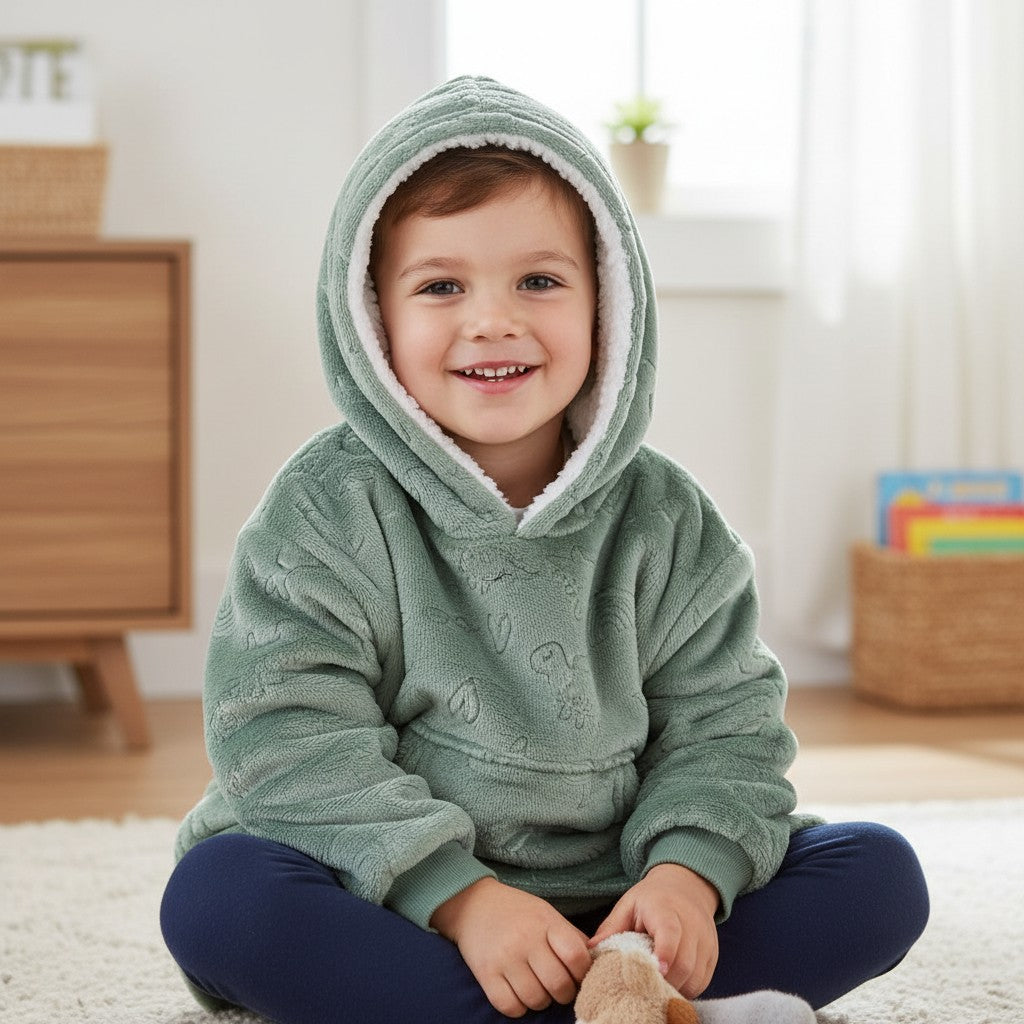 Sage Embossed Hoodies