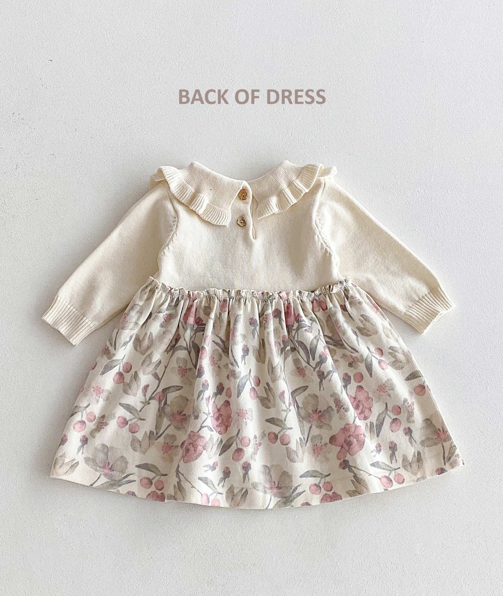 Floral Woven and Lux Knitted Dress