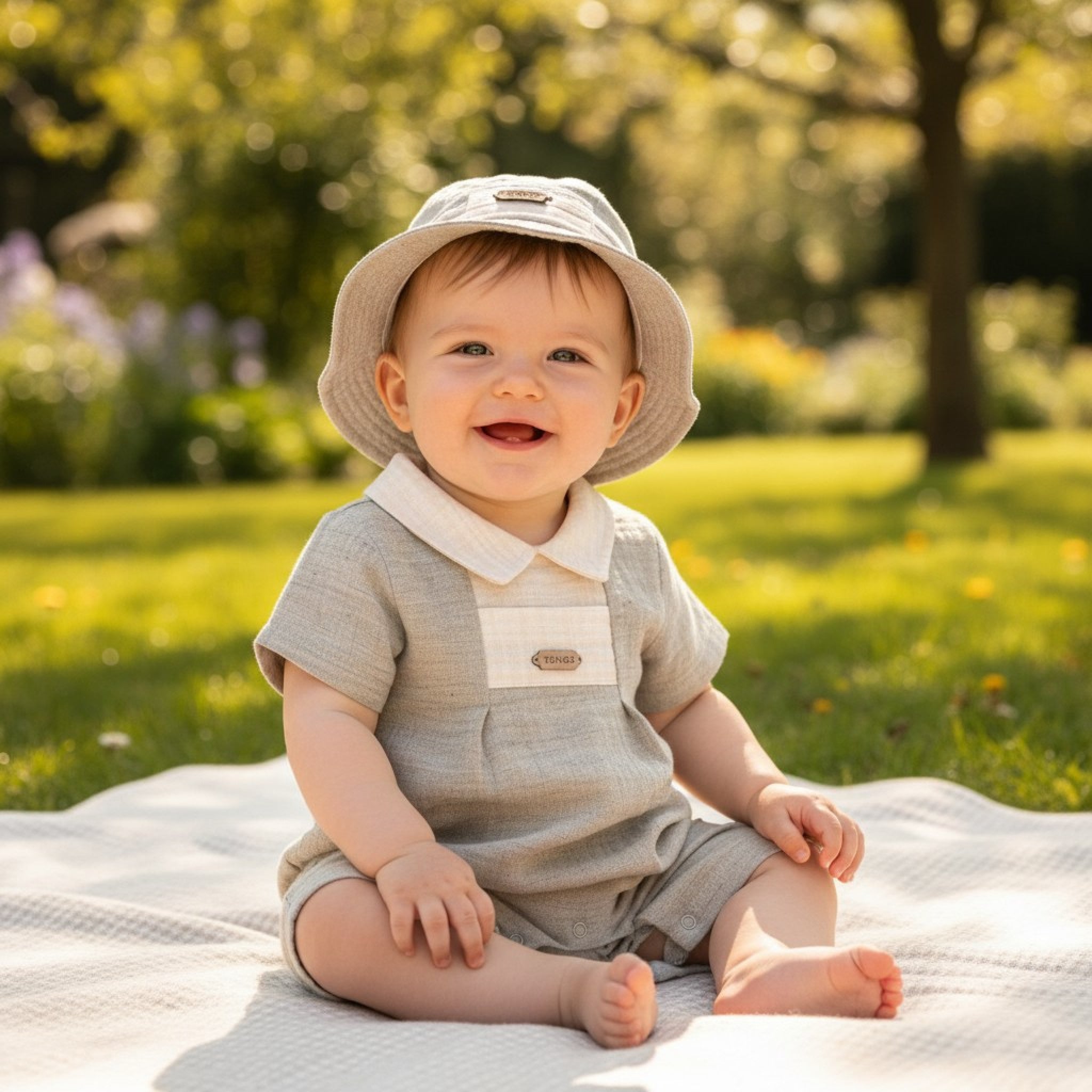 Hemp Sage Romper