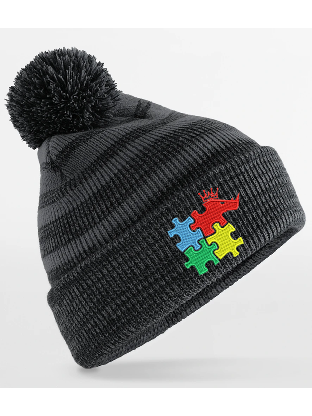 Rhino Autism Awareness Bobble Hat