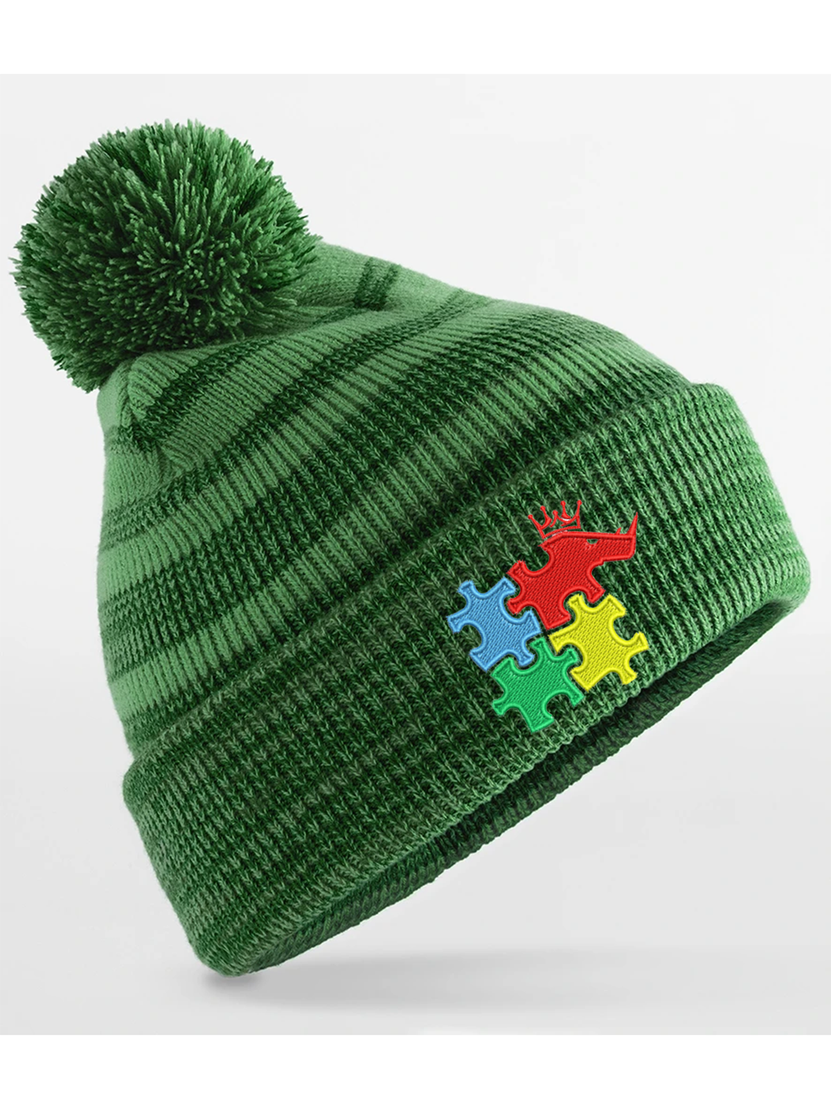 Rhino Autism Awareness Bobble Hat