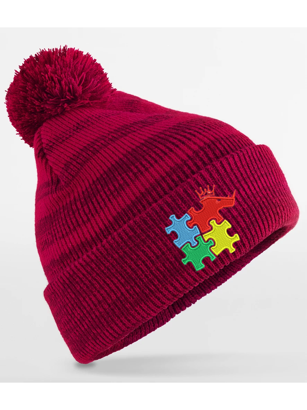 Rhino Autism Awareness Bobble Hat