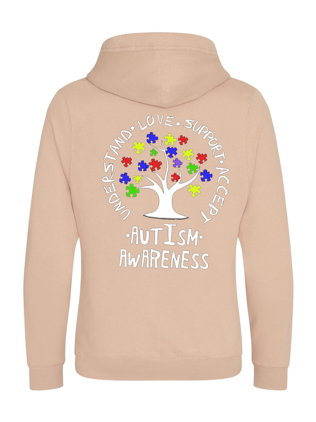 Autism Awareness Cross Neck Hoodie