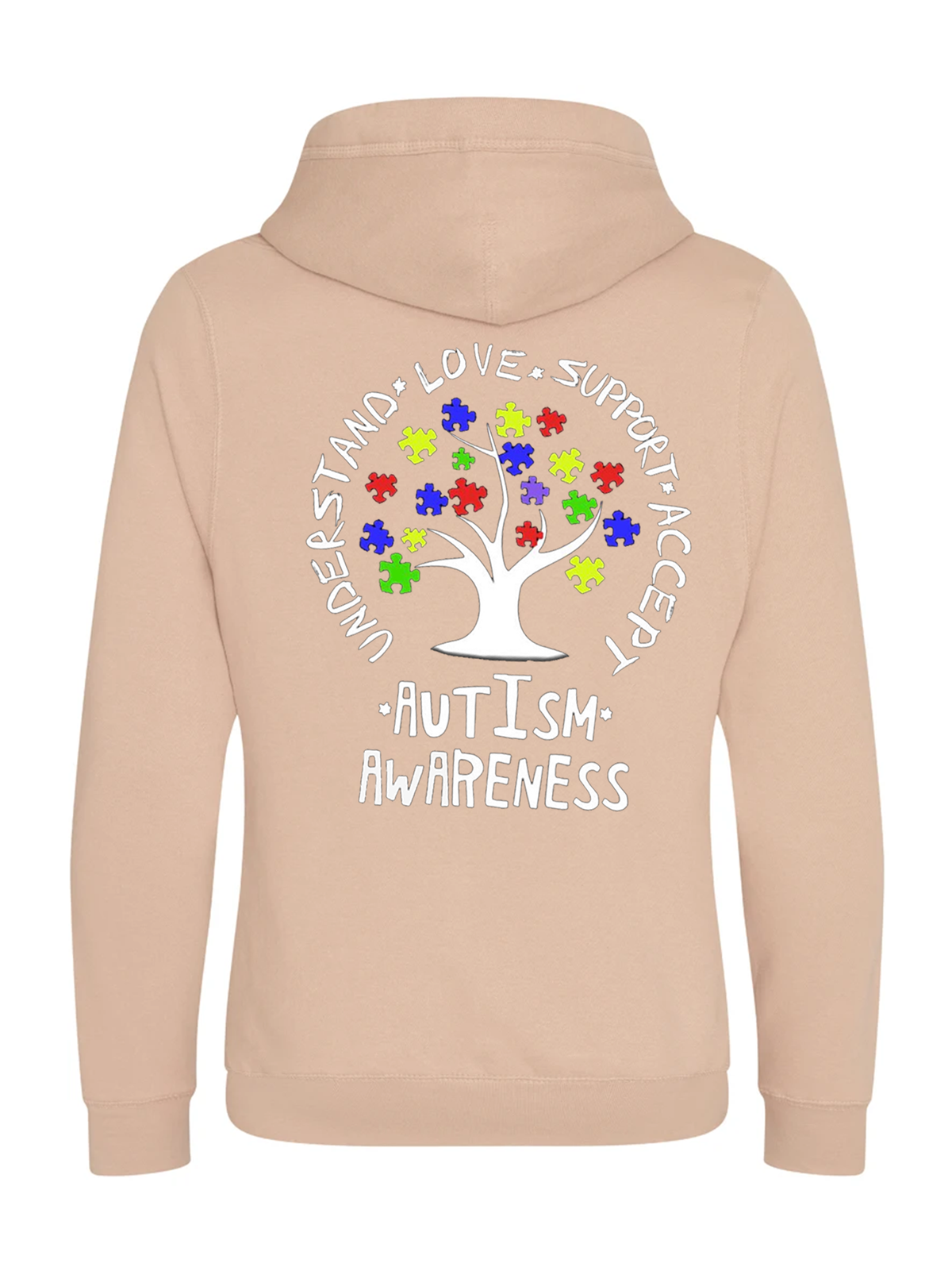 Autism Awareness Cross Neck Hoodie