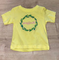 Yellow 'Perffaith' Embroidered T-Shirt image 0