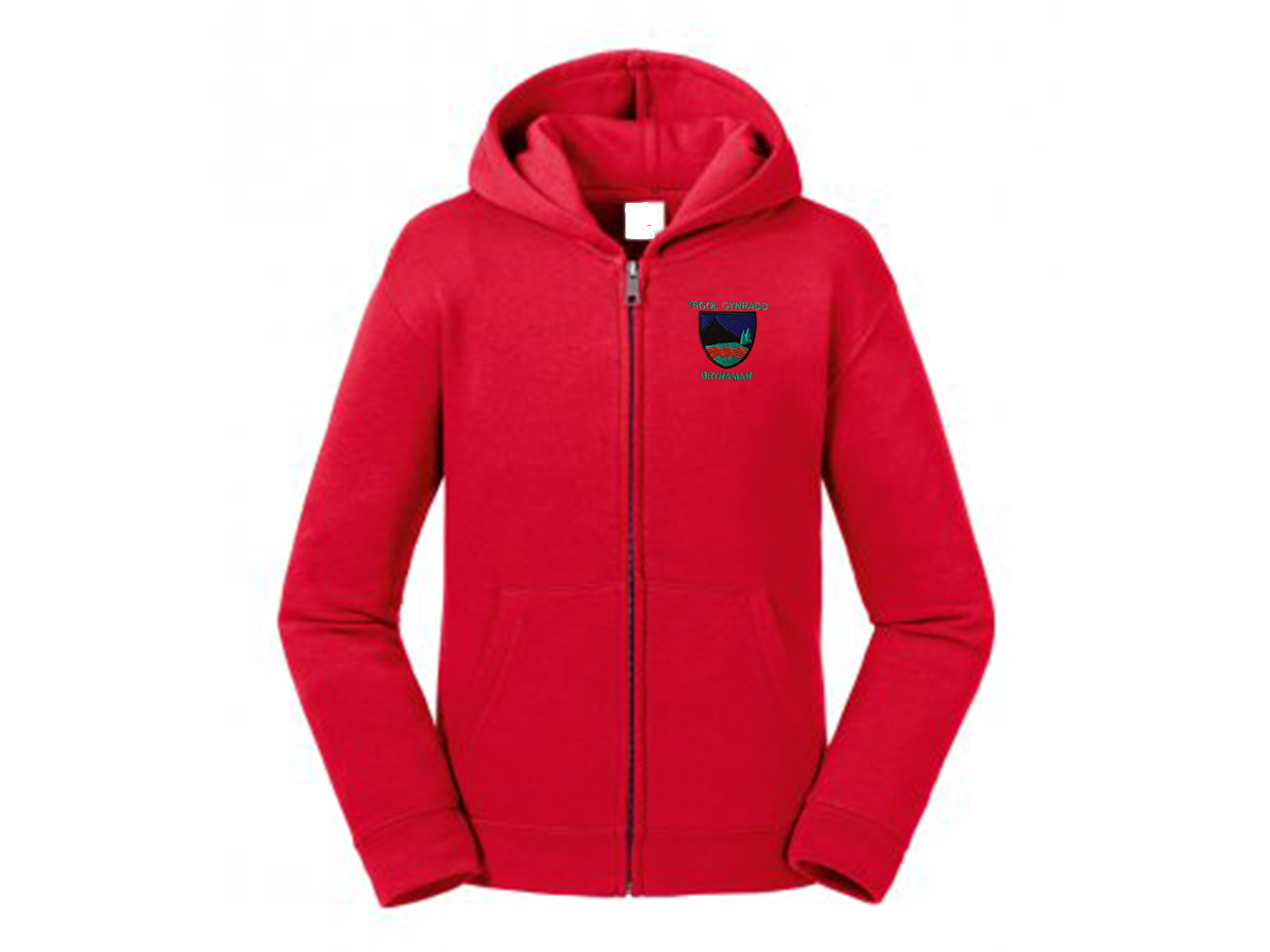 Ysgol Brynaman Zipped Hoodie image 0