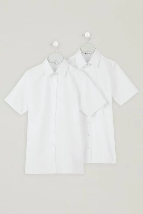 2 Pack Regular Fit Short Sleeve Blouse