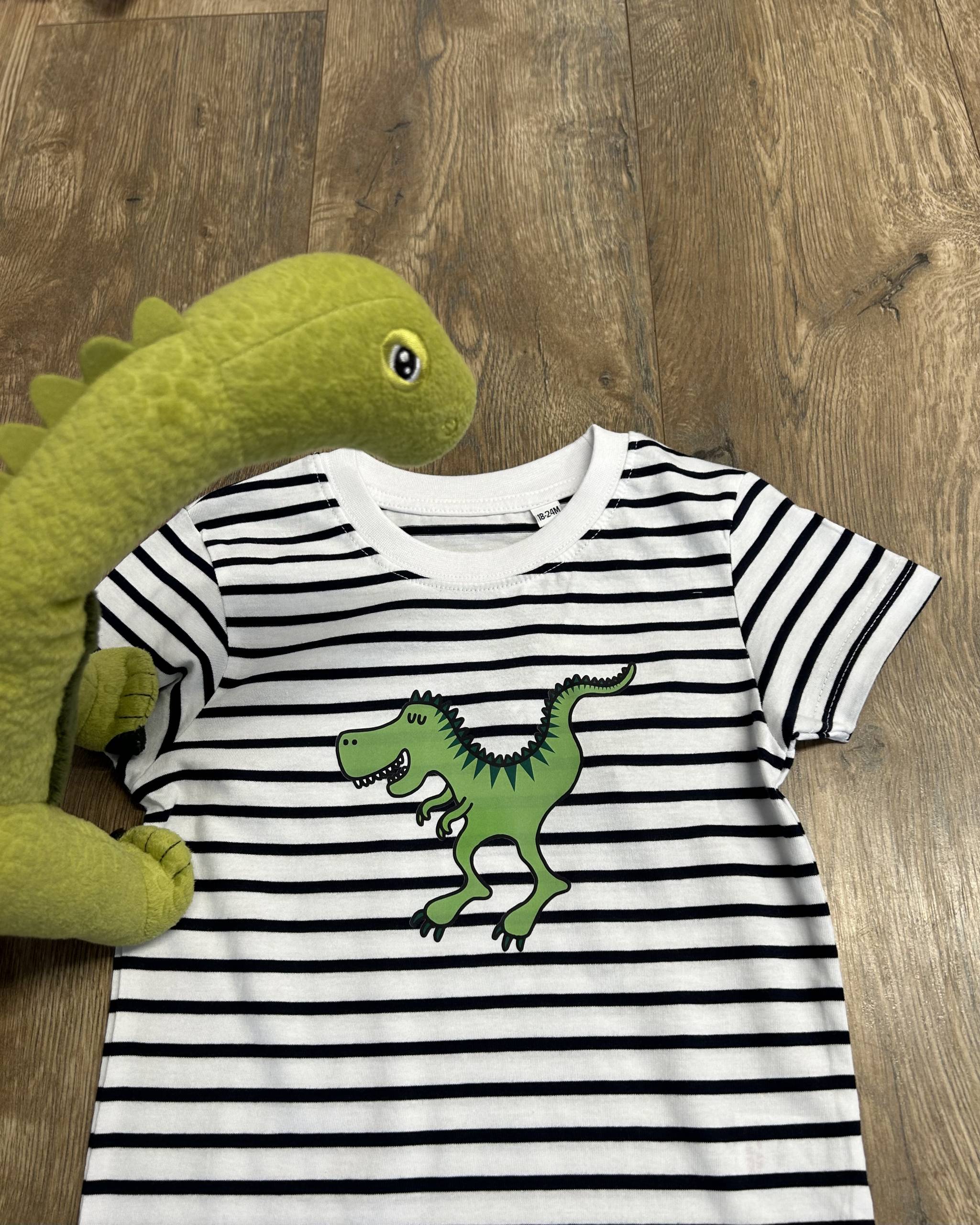 Green Dino T-shirt image 2